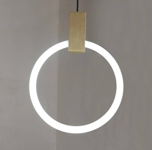 PENDUL HOPP 40, AURIU, CONFECTIONAT DIN METAL, STIL MODERN - Img 2