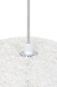 PENDUL LUNA 100, ALB, DIN CANEPA, STIL MODERN, B2 - Img 3