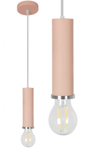 PENDUL OSTI A BLACK / GOLD APP104-1CP, ROZ CORAL, 5x100 cm, DIN ALUMINIU, STIL MODERN, TU