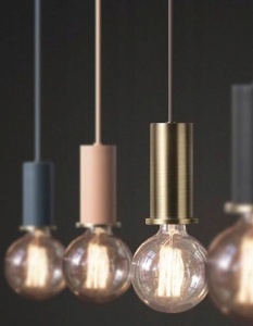 PENDUL OSTI A BLACK / GOLD APP104-1CP, ROZ CORAL, 5x100 cm, DIN ALUMINIU, STIL MODERN, TU - Img 5
