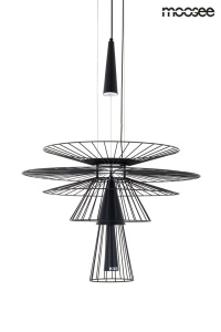 PENDUL SESTO NEGRU, CONFECTIONAT DIN METAL, STIL MODERN - Img 2