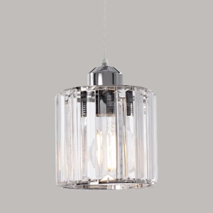 PENDUL SILVER APP508-1CP, 14X90, CROM, DIN METAL CROMAT SI STICLA, STIL MODERN, TU - Img 3