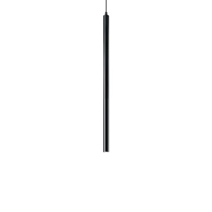PENDUL ULTRATHIN SP D040 ROUND, NEGRU, DIN METAL, STIL MODERN