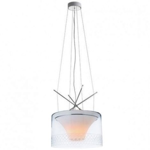 PENDUL VULCANO, DIN STCLA SI METAL, STIL MODERN, B2