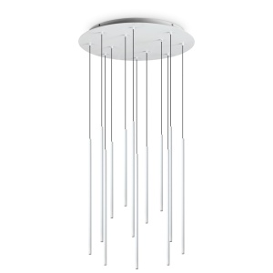 PLAFONIERA FILO SP12, ALB, DIN METAL, STIL MODERN