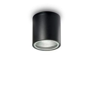 PLAFONIERA GUN PL1 NERO STIL MODERN IDEAL LUX