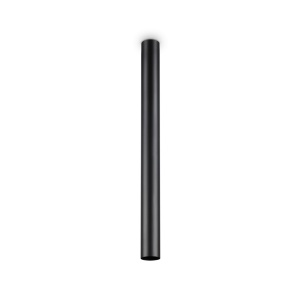 PLAFONIERA LOOK PL1 H75, NEGRU, DIN METAL, STIL MODERN