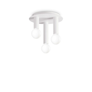 PLAFONIERA PETIT PL3, ALB, DIN METAL, STIL MODERN