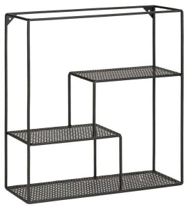 RAFT BALTEY, DIN METAL, NEGRU, STIL INDUSTRIAL B2