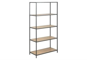 RAFT/ORGANIZATOR SEAFORD 77x150, DIN METAL, FURNIR SI MDF, STIL INDUSTRIAL, B2