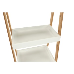 RAFT REGO 3, ALB/BAMBUS LACUIT, DIN MDF SI BAMBUS LACUIT, STIL MODERN, TK - Img 4