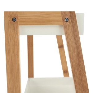 RAFT REGO 3, ALB/BAMBUS LACUIT, DIN MDF SI BAMBUS LACUIT, STIL MODERN, TK - Img 6