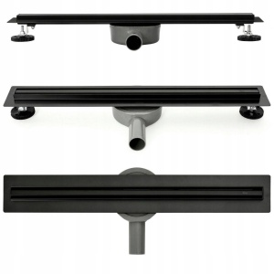 RIGOLA DUS, REA NEO SLIM PRO, 80 CM, NEGRU, DESIGN MODERN, CALITATE SUPERIOARA, REA - Img 2