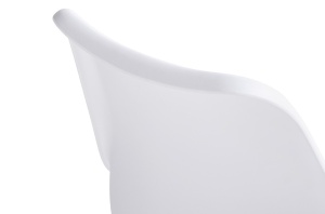 SCAUN DE BAR ALB DIN STEJAR NORDIC BAR STIL MODERN B2 - Img 3