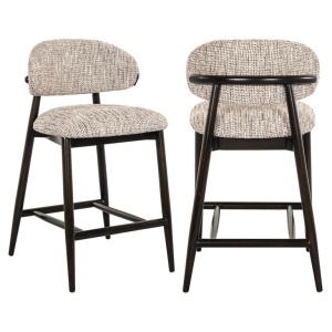 SCAUN DE BAR CHERRY TRENDY NATURE 01, S4742, CONFECTIONAT DIN 100% POLIESTER, SPUMA, PLACAJ SI LEMN, RICHMOND INTERIORS