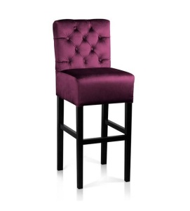 SCAUN DE BAR CHESTER 70, BORDO/NEGRU
