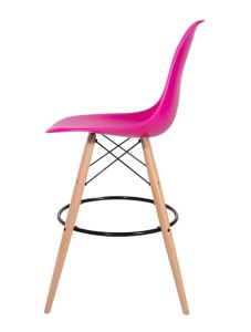 SCAUN DE BAR FUCHSIA HOKER DSW WOOD STIL MODERN B2