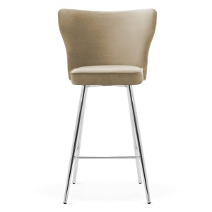 SCAUN DE BAR MODENA 70, BEJ/CROM, STIL MODERN