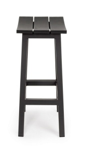 SCAUN DE BAR PENTRU GRADINA/TERASA, SKIPPER 71, CONFECTIONAT DIN ALUMINIU, STIL MODERN - Img 3