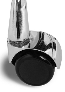 SCAUN DE BIROU AERON PRESTIGE PLUS, NEGRU/CROM, PIELE NATURALA SI METAL, STIL MODERN - Img 6