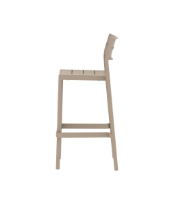 SCAUN DE TERASA DE BAR CAPRI 33, REALIZAT DIN PLASTIC, CULOARE BEJ, PENTRU UZ COMERCIAL, ARTIM GROUP SELECTION - Img 3
