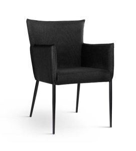 SCAUN DINING CASCADA, NEGRU, STIL CLASIC