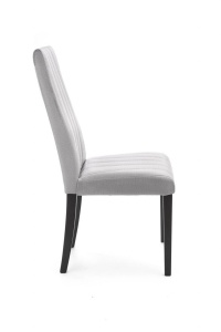 SCAUN DINING DIEGO 2, GRI MONOLITH 85/NEGRU, CU TAPITERIE DIN CATIFEA SI PICIOARE DIN LEMN MASIV, STIL CLASIC - Img 5