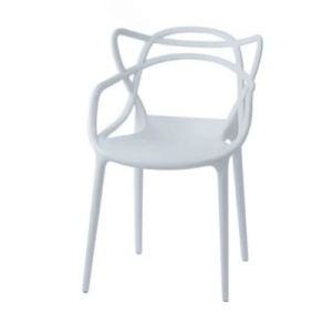SCAUN DINING/GRADINA, ALB, DIN POLIPROPILENA, ARTIM GROUP SELECTION