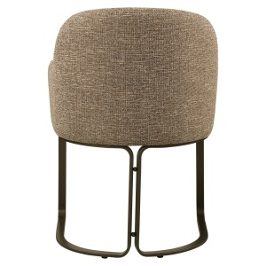 SCAUN DINING, HADLEY, REALIZAT DIN METAL SI TEXTIL IGNIFUG, CULOARE MARO, DESIGN DEOSEBIT, RICHMOND INTERIORS - Img 4