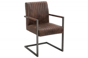 SCAUN DINING, MARO ANTICHIZAT, BIG ASTON, COD 39805, STIL VINTAGE - Img 2