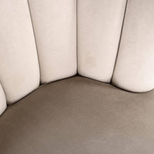SCAUN DINING PIPPA, KHAKI/NEGRU, DIN CATIFEA SI METAL, STIL MODERN, RICHMOND INTERIORS - Img 7