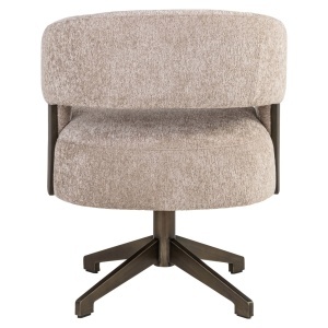 SCAUN DINING POLLUX, REALIZAT DIN METAL, LEMN DE FAG SI TEXTIL, CULOARE MARO/GRI DESIGN DEOSEBIT, RICHMOND INTERIORS - Img 2