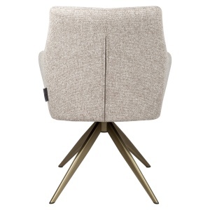 SCAUN DINING ROTATIV LISONNE, REALIZAT DIN METAL, LEMN DE FAG SI TEXTIL IGNIFUG, CULOARE MARO, DESIGN DEOSEBIT, RICHMOND INTERIORS - Img 3