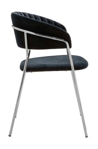 SCAUN DINING, SILVER MARGO, CU TAPITERIE DIN CATIFEA, STIL MODERN B2 - Img 2
