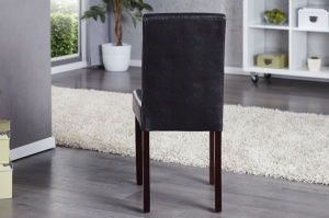 SCAUN GENUA CAFENIU ANTIC 20918 DESIGN VINTAGE - Img 3