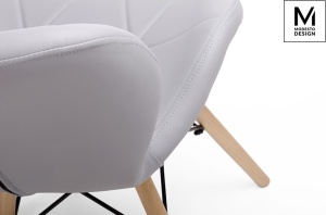 SCAUN GRI DIN PIELE ECOLOGICA KLIPP STIL MODERN B2 - Img 3