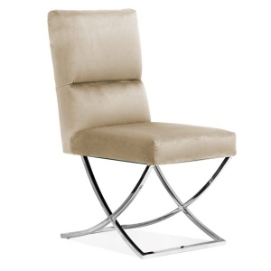SCAUN LIVING MARCUS, BEJ/CROM, STIL MODERN, ATR
