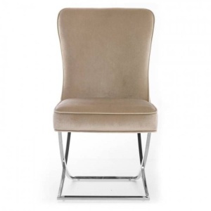 SCAUN LIVING SCARLET, BEJ/NEGRU, STIL MODERN - Img 5