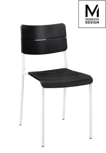 SCAUN NEGRU DIN POLIPROPILENA RENE STIL MODERN B2