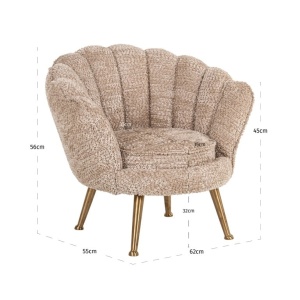 SCAUN PENTRU COPII CHARLY S4458, CONFECTIONAT DIN TEXTIL, LEMN DE PIN, PAL, OTEL INOXIDABIL SI SPUMA, RICHMOND INTERIOR - Img 3