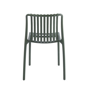 SCAUN PENTRU EXTERIOR/INTERIOR STRIPS, VERDE, DIN POLIPROPILENA, STIL MODERN MINIMALIST - Img 4