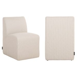SCAUN PENTRU EXTERIOR RIVA 8730, BEJ 22080, CONFECTIONAT DIN PLASTIC, TEXTIL, SPUMA CU USCARE RAPIDA SI ALUMINIU, CU HUSA INCLUSA, RICHMOND INTERIORS