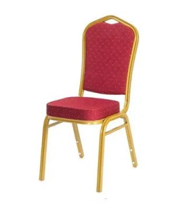 SCAUN PENTRU SALA EVENIMENTE/CONFERINTA 25x25x1.2 ROMA ROSU - Img 1