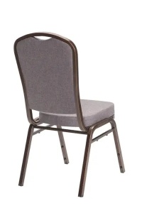 SCAUN PENTRU SALA EVENIMENTE/CONFERINTA EXCLUSIVE 20X20 GRI/CUPRU - Img 2