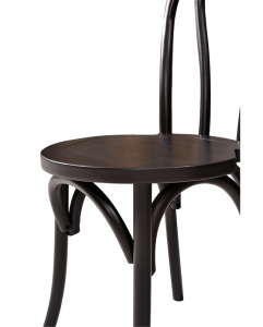 SCAUN PENTRU SALI DE EVENIMENTE MONET NEGRU, CONFECTIONAT DIN LEMN - Img 5