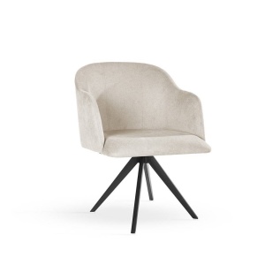 SCAUN PIVOTANT DANEZ TWIST, BEJ/NEGRU, STIL MODERN
