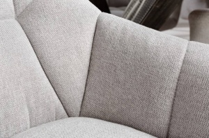 SCAUN ROTATIV, PAPILLON, GRI DESCHIS, COD 41587, STIL RETRO - Img 5