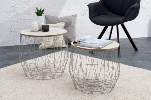 SET 2 MASUTE DE CAFEA STORAGE GRI