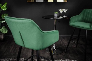 SET 2 SCAUNE DE BAR, TURIN 102CM, COD 40436, DIN CATIFEA SI CADRUL DIN METAL - Img 2
