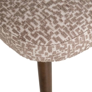 SET 2 SCAUNE DINIG BASKER NATURAL GEO, 214064, CONFECTIONAT DIN POLIESTER, LEMN MASIV SI SPUMA, MARO, STIL MODERN - Img 5